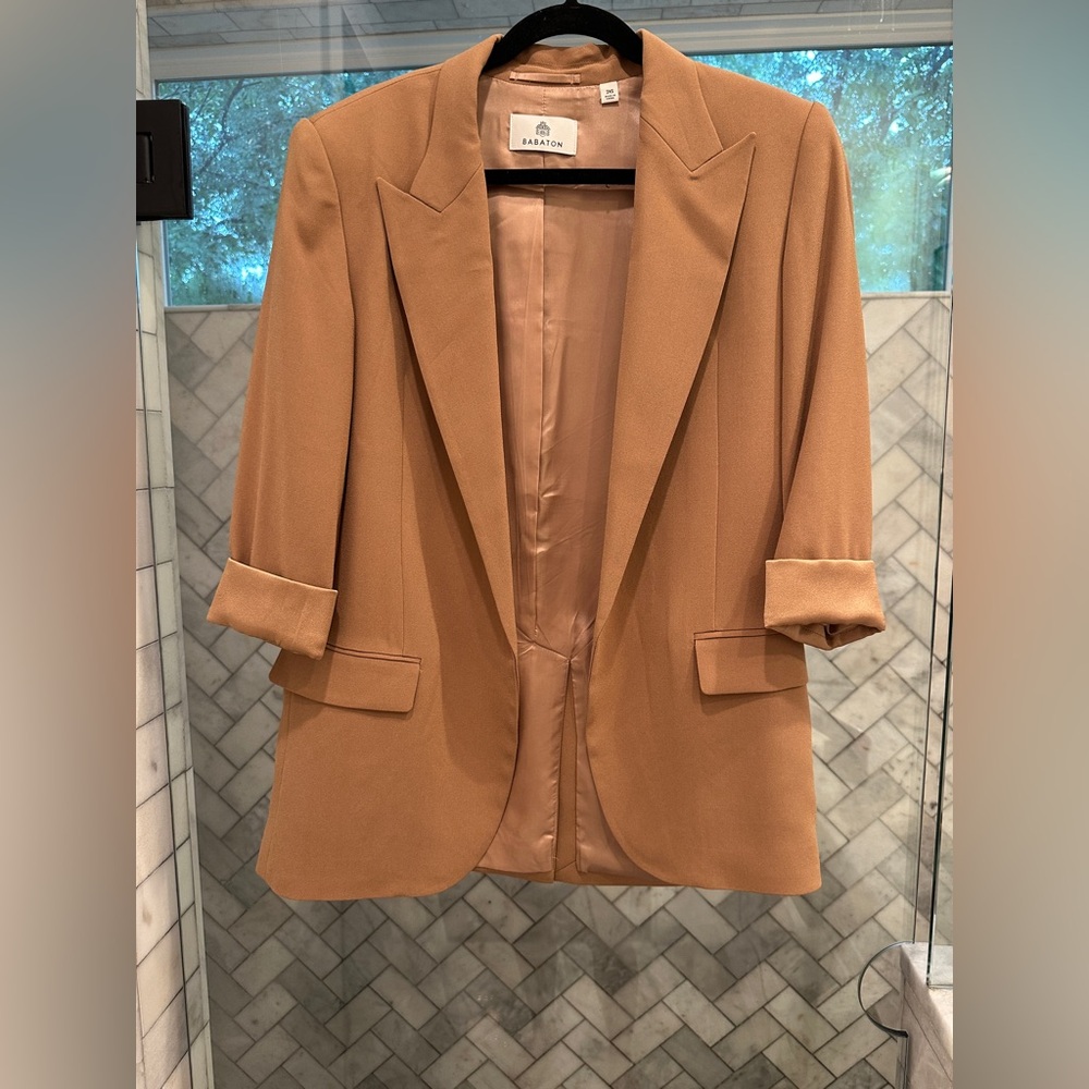 Babaton Camel Women's Suit Jacket 2XS